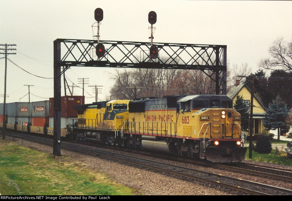 Eastbound stack train